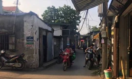 Khu vực nơi xảy ra vụ án.