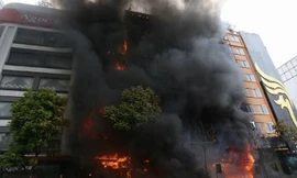 Hiện trường vụ cháy vào tháng 11/2016.