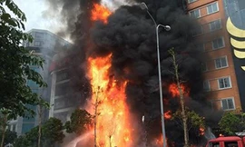 Hiện trường vụ việc.