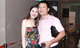 Mỹ Dung xinh đẹp, dịu dàng bên ông xã.