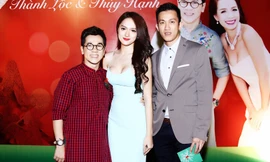 Hương Giang Idol cùng bạn trai và NSƯT Thành Lộc.