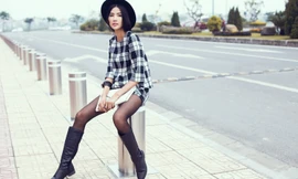 Mặc đồ đông cá tính, quyến rũ cực 'chất' như Hoàng Thùy