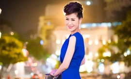 Dương Thùy Linh nổi bật với phong cách sang trọng và cổ điển khi làm MC.