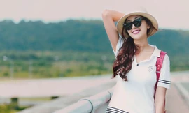 Mai Phương Thúy giản dị đi du lịch bụi ở Nhật