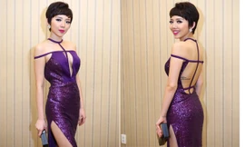 Tóc Tiên mặc váy xẻ táo bạo, lấp ló vòng 1