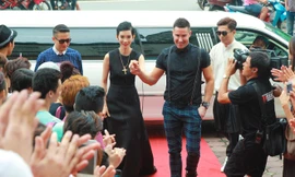 Dàn giám khảo Vietnam's Next Top Model xuất hiện ấn tượng trong buổi casting sáng nay tại Hà Nội.