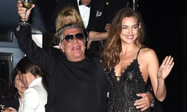 Bồ Ronaldo lộ nội y khi dự tiệc đêm ở LHP Cannes