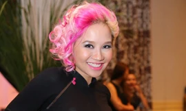 Mai Khôi trình làng kiểu tóc 'thảm họa' mới 