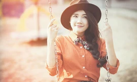 Nhã Phương xinh xắn như 'thiên thần' ở Hàn Quốc