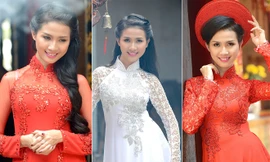 Phan Thị Mơ đẹp 'ngẩn ngơ' với áo dài ba miền