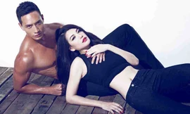 Trương Ngọc Ánh tình tứ bên bạn diễn 'bán nude'