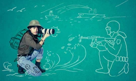 Đồng Lan đột ngột bỏ nghề, làm phóng viên