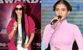 Trương Thị May dịu dàng với áo dài nữ tính