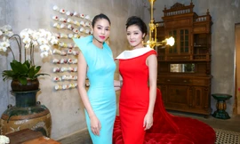 Phạm Hương 'đọ' nhan sắc rực rỡ bên Hoa hậu Triệu Thị Hà