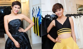 Mâu Thủy khoe eo, Phương Mai gợi cảm vai trần