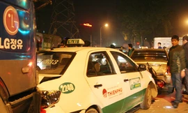 Tai nạn ô tô liên hoàn, một người tử vong