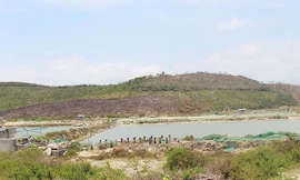 Tình trạng lấn chiếm, mua bán đất trái phép xảy ra nghiêm trọng tại xã Vạn Thạnh. Ảnh: TẤN LỘC