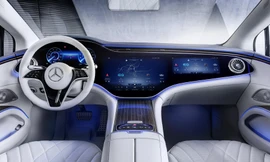 Mercedes-Benz EQS sở hữu màn hình cực khủng