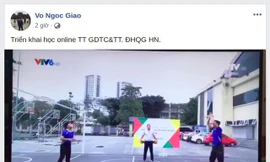 Nam sinh gây 'sốt mạng' với tuyển tập bài học thể dục online mùa dịch