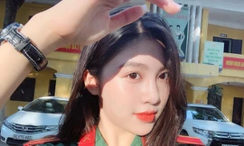 Nhan sắc 3 cô gái được dân mạng gọi là 'hot girl quân nhân'