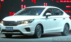 Honda City mới với động cơ 1.0L tăng áp ra mắt ở Thái Lan