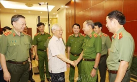 Tổng Bí thư, Chủ tịch nước chủ trì buổi làm việc với Thường vụ Đảng ủy Công an Trung ương