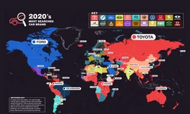 Thương hiệu ôtô nào được tìm kiếm nhiều nhất năm 2020?