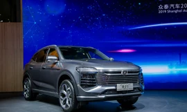 Mẫu concept Zotye T600 thế hệ mới được giới thiệu tại triển lãm ôtô Thượng Hải.