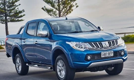 Mitsubishi Triton, một trong hai mẫu xe bị hãng xe Nhật triệu hồi lần này.