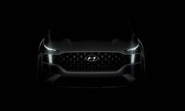Hyundai tung ảnh ban đầu về Santa Fe 2021 
