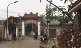 Thôn Hoành đã trở lại nhịp sống bình yên. Sắc xuân đã tràn về nơi đây.