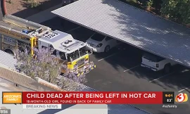 Bé gái 18 tháng tuổi tử vong trong khoang cabin ôtô