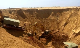 Sập hầm khai thác quặng titan, 1 công nhân tử vong