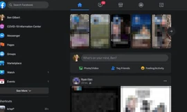 Facebook web update giao diện 'đen sì' cho tất cả người dùng Việt Nam