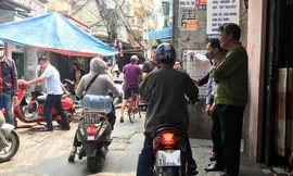 Khu vực xảy ra vụ việc (ảnh Đ. L.)