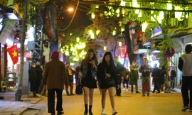 Khai mạc mở rộng không gian phố đi bộ tại đền Kim Ngân trên phố Hàng Bạc vào tối nay