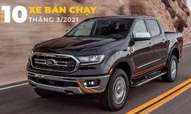 Top 10 ôtô hút khách nhất tháng 3 ở Việt Nam