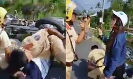 4 kẻ say xỉn hành hung CSGT khi bị kiểm tra nồng độ cồn