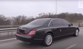 Mercedes-Benz S600 Pullman Guard tiếp tục 'vi vu' cùng ông Kim Jong-un đến Nga