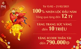 PNJ tung loạt sản phẩm độc đáo trong ngày vía thần tài năm 2021