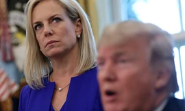 Bộ trưởng An ninh Nội địa Mỹ Kirstjen Nielsen. Ảnh: Politico