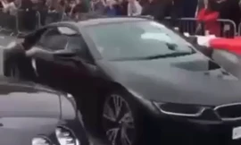 Xe siêu sang Bentley Continental GT va chạm với BMW i8 