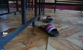 Hiện trường vụ kẻ lạ mặt cầm dao xông vào chém 5 học sinh