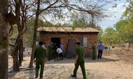 Công an khống chế ‘nghịch tử’ giết mẹ rồi cố thủ trong nhà