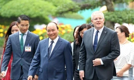 Thủ tướng đón, hội đàm với Thủ tướng Australia Scott Morrison