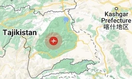 Động đất mạnh 7,2 độ làm rung chuyển Tajikistan
