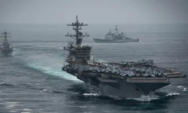 Tàu USS Theodore Roosevelt. Ảnh: Hải quân Mỹ
