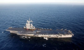 Tàu sân bay Charles de Gaulle. Ảnh: Reuters