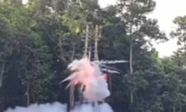 Thái Lan: Tên lửa 'cầu mưa' phát nổ lao vào đám đông, gần 40 người bị thương