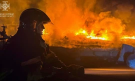 Máy bay không người lái Nga phá hủy kho dầu của Ukraine